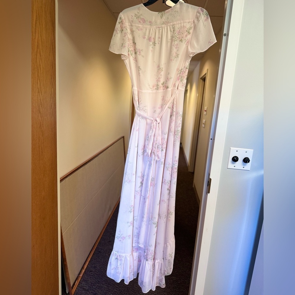 Wayf Natasha Wrap Floral Maxi Dress - Picture 12 of 17